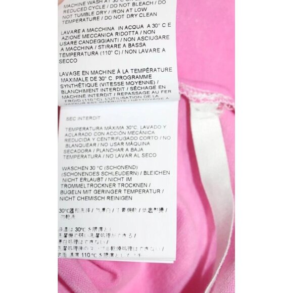 Off White Wavy X Pink Ombre T Shirt Authentic WORN 2X Original Tag Italy Women M - Picture 8 of 11